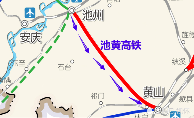 安徽池州铁路交通华丽变身:未来4条高铁纵横四方,可直达5个省会