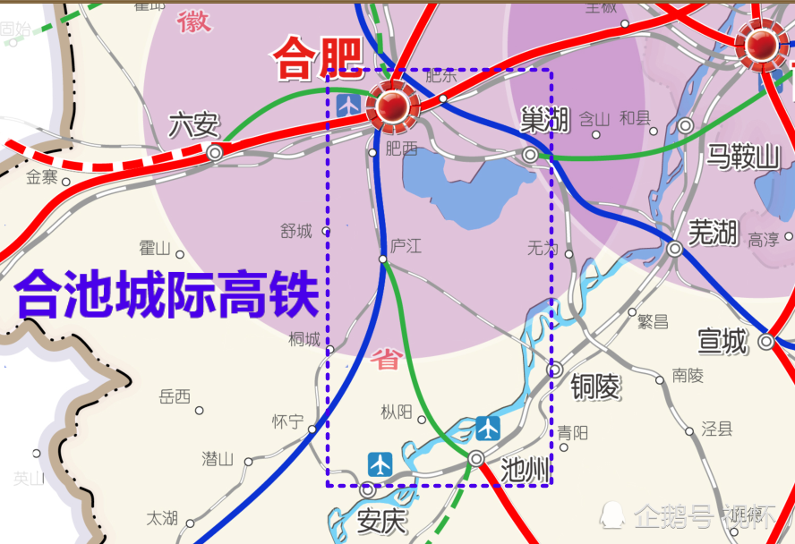 安徽池州铁路交通华丽变身:未来4条高铁纵横四方,可直达5个省会