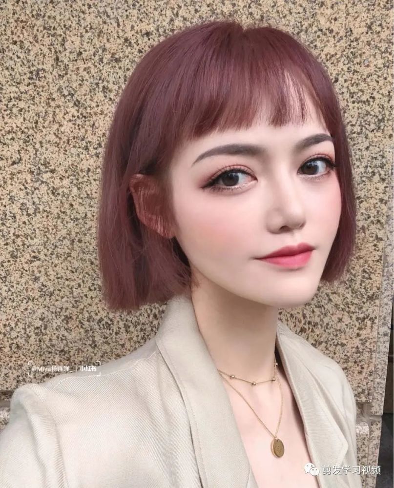 "网红短发",太美了