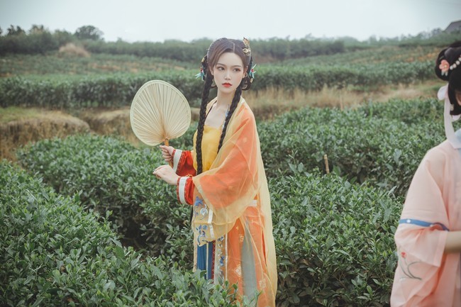 王者荣耀 大乔小乔汉服采茶女cosplay正片,多图预警哦