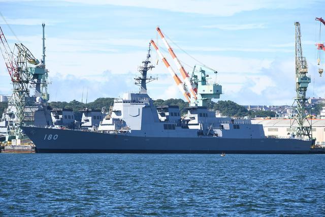 图注:日本海自的"羽黑"号(ddg-180)导弹驱逐舰