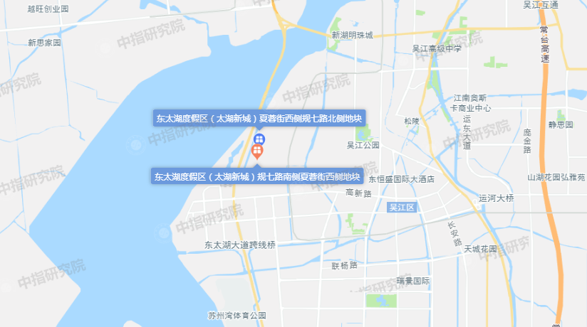 苏州太湖新城再添2宗18w宅地进入一次报价绿地天健落子