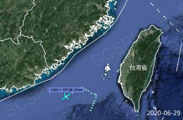 军机再次密集出动,从巴士海峡窜入包括台湾岛西南部等区域的南海海域