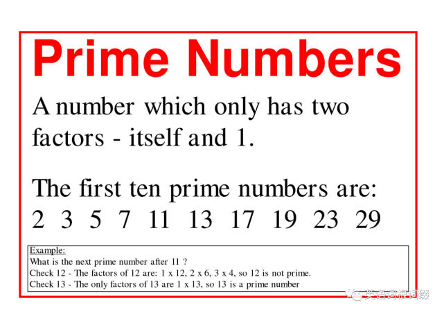 英语短语primenumber