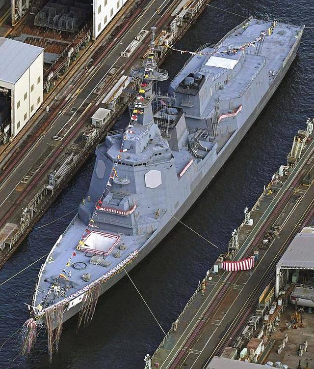 有史以来日本海自最大的驱逐舰