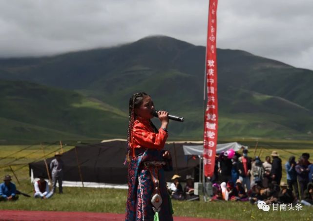 相约花海:玛曲县欧拉秀玛乡第三届西梅朵塘旅游艺术节昨日开幕