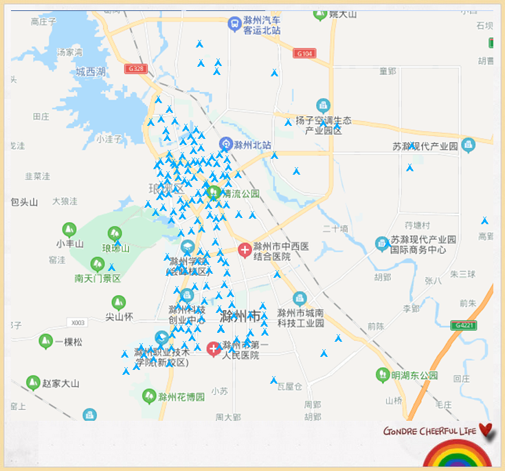 滁州移动5g覆盖区域地图 快看看有没有你家 市县各区5g基站地图 大家