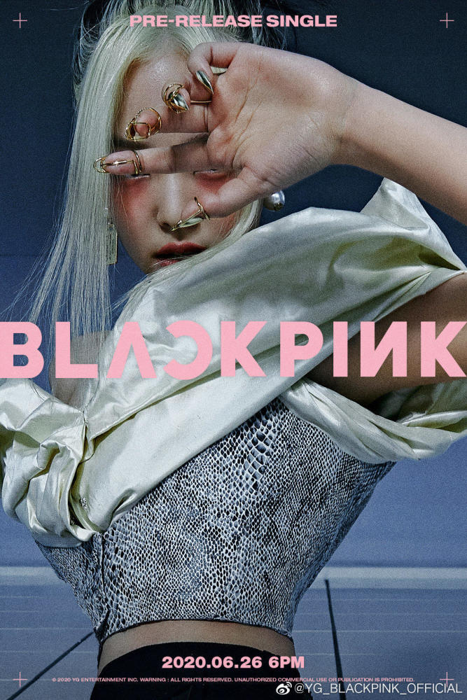 blackpink新歌回归发色太亮眼，四人四色普通人难驾驭