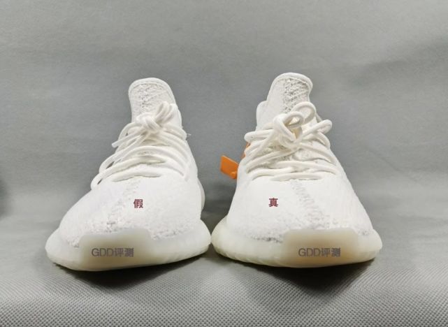 yeezy350白冰淇淋真假对比椰子纯白gdd评测