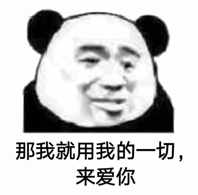 熊猫头表情包～我错了,下次还敢