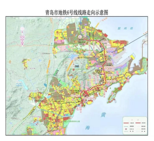 青岛地铁6号线建设进展如何,西海岸除了地铁6号线,还有哪些地铁线路?