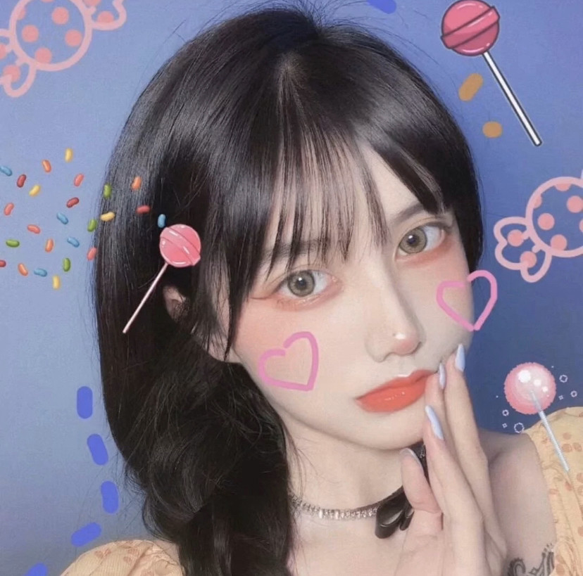女生头像～我爱吃草莓味的棒棒糖