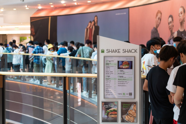 shack预计在2030年前,在华南开设至少15家分店,目标城市包括深圳,广州