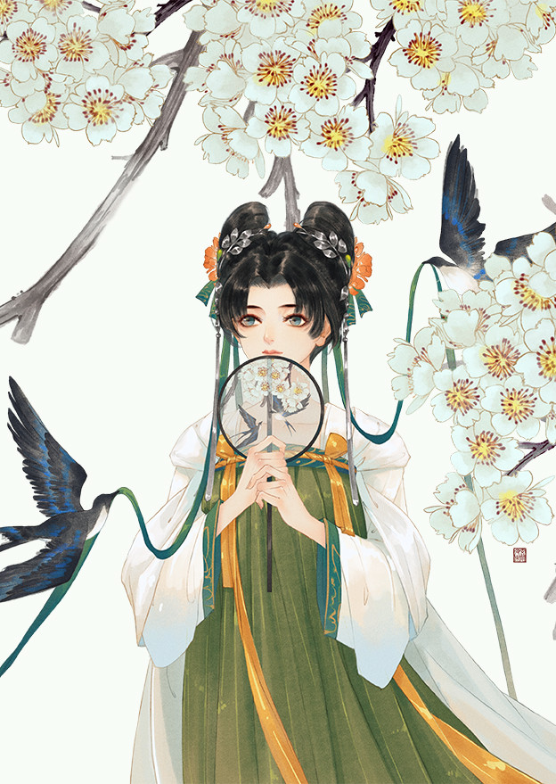 动漫仕女图欣赏