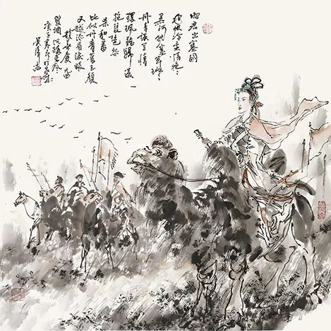 珠帘秀 《双调·寿阳曲·答卢疏斋》   69cm×69cm