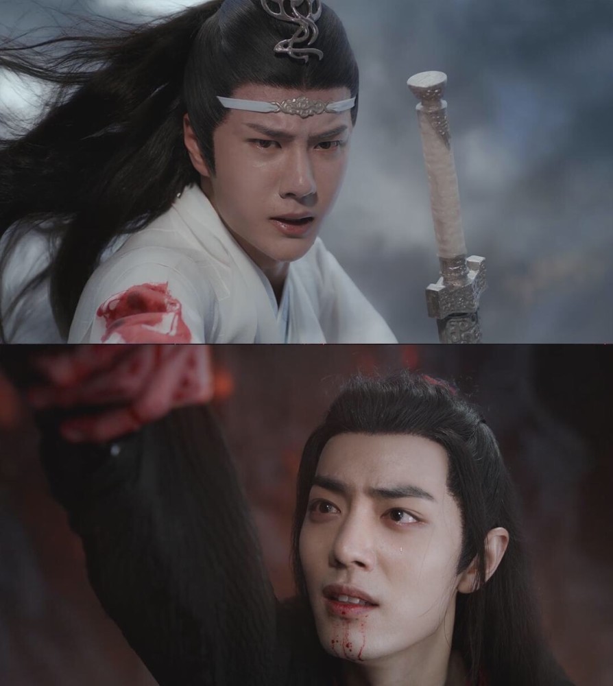 《陈情令》:魏无羡不夜天坠崖时,为什么嘴角会带着一丝笑意?