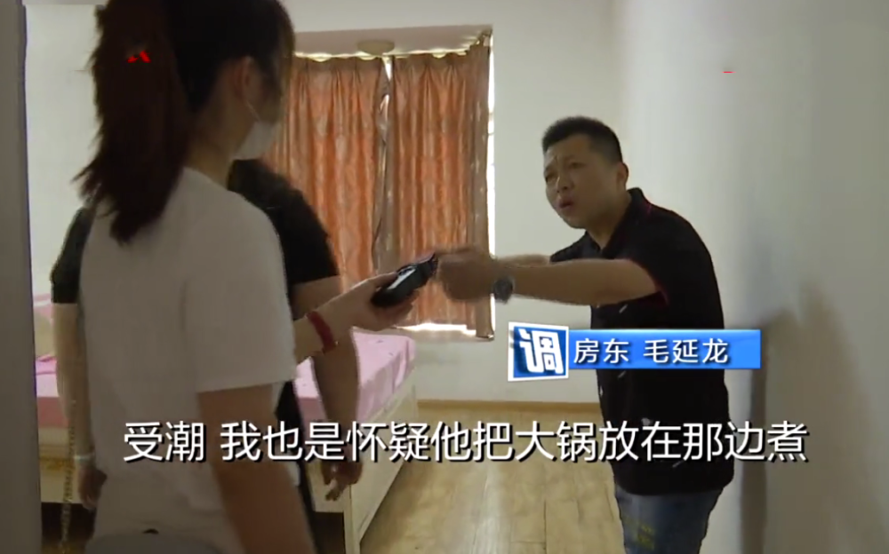 以前租给别人当食堂，现租客住2年要退房，房东让他把墙刷白