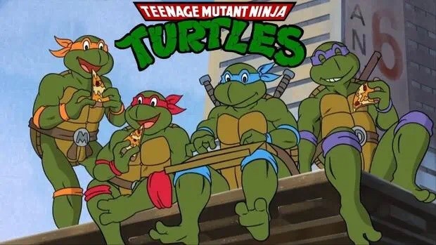 1987年动画版《忍者神龟》.