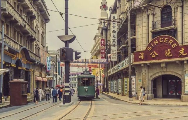 民国时期上海街景
