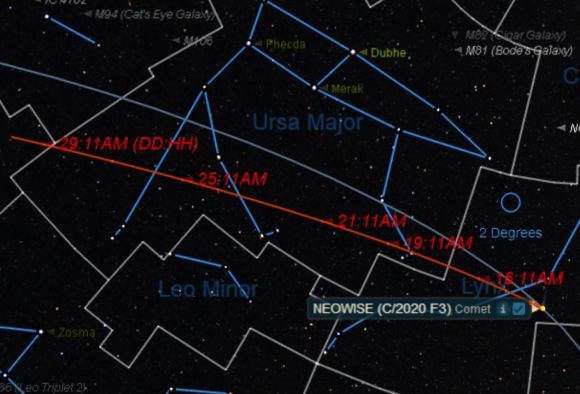 附近通过6-在 8.5球状星团m53和 4.3太微左垣五星附近经过10-靠近