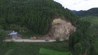 射洪一条省道正在改建至少推动4个乡镇发展