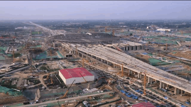 大片来了!看雄安站最新建设现场