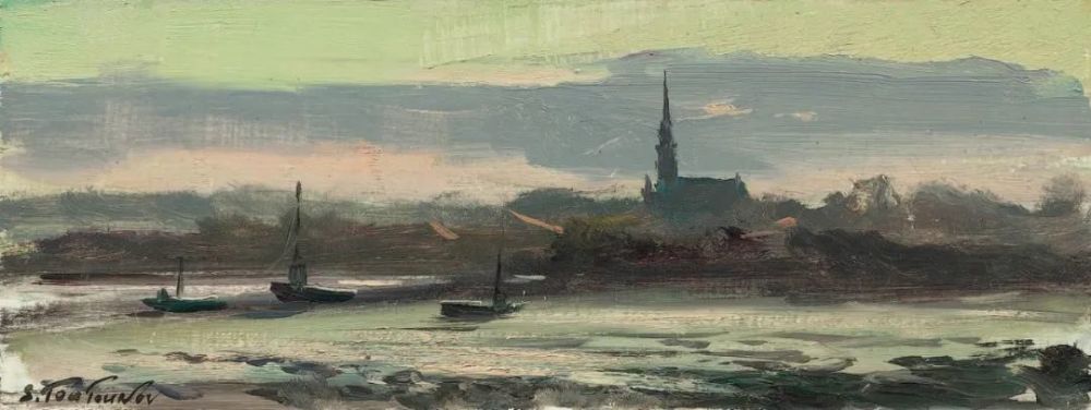 谢尔盖·图图诺夫作品欣赏 痴迷于绘画,笔下的风景经典朴实!