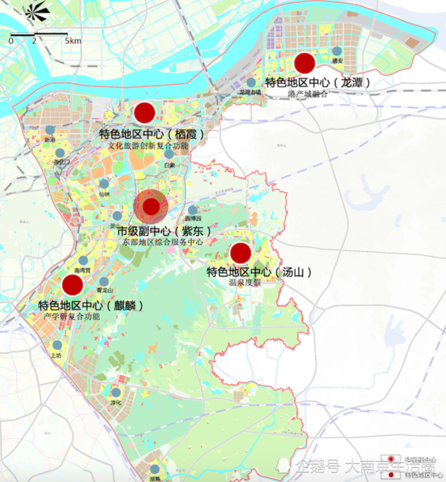 南京明确了江南,江北新主城的格局,2020年的今天,紫东地区的核心区又