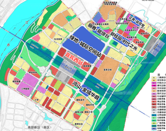 南部新区,宜宾城市的中心 有多少人,都想居住在这片最宜居的区域 在