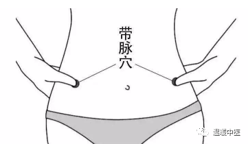 艾灸取穴:简单地说,只要是平时系皮带的那一圈(带脉所在位置)都需要