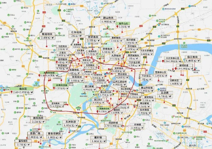 杭州楼市魔幻：房租连跌3个月，房价上涨35000元/平以下的房子难寻