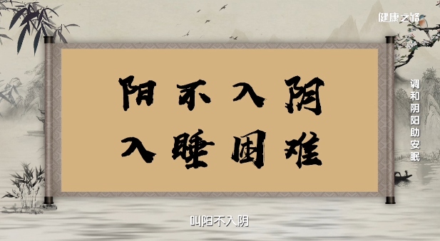 阳不入阴——入睡困难