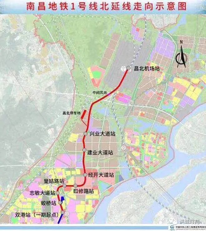 南昌1号线北延即将地勘!出现3版本线路走向!线路整体南移?长度缩减?