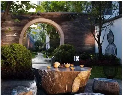 新中式"花园庭院"-豪宅自建房别墅农村乡村庭院子私家