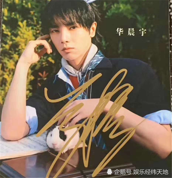蔡徐坤的签名,lisa的签名,鹿晗的签名,看到华晨宇:写的啥?
