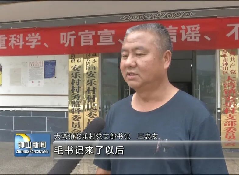 大湾镇安乐村党支部书记 王忠友