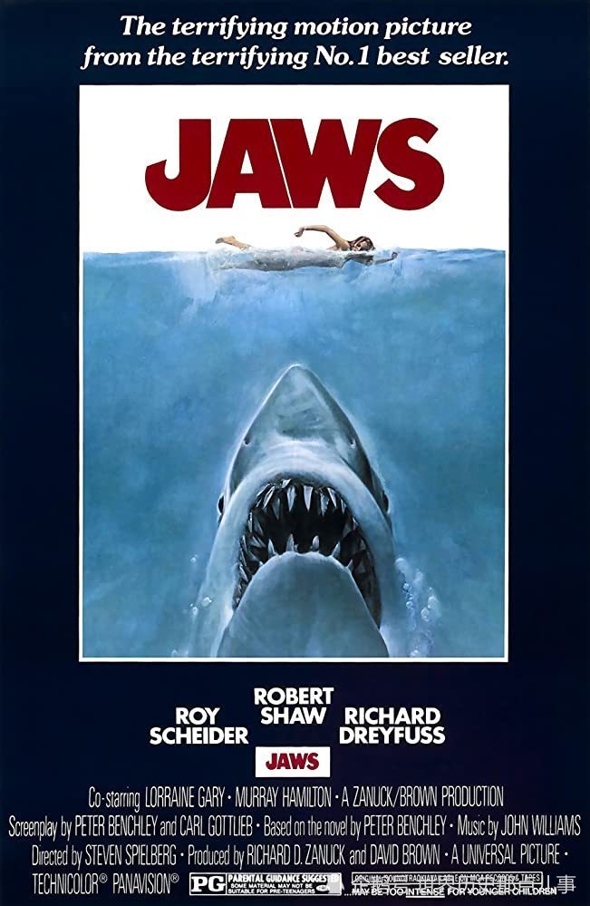 1.     《大白鲨》jaws(1975)