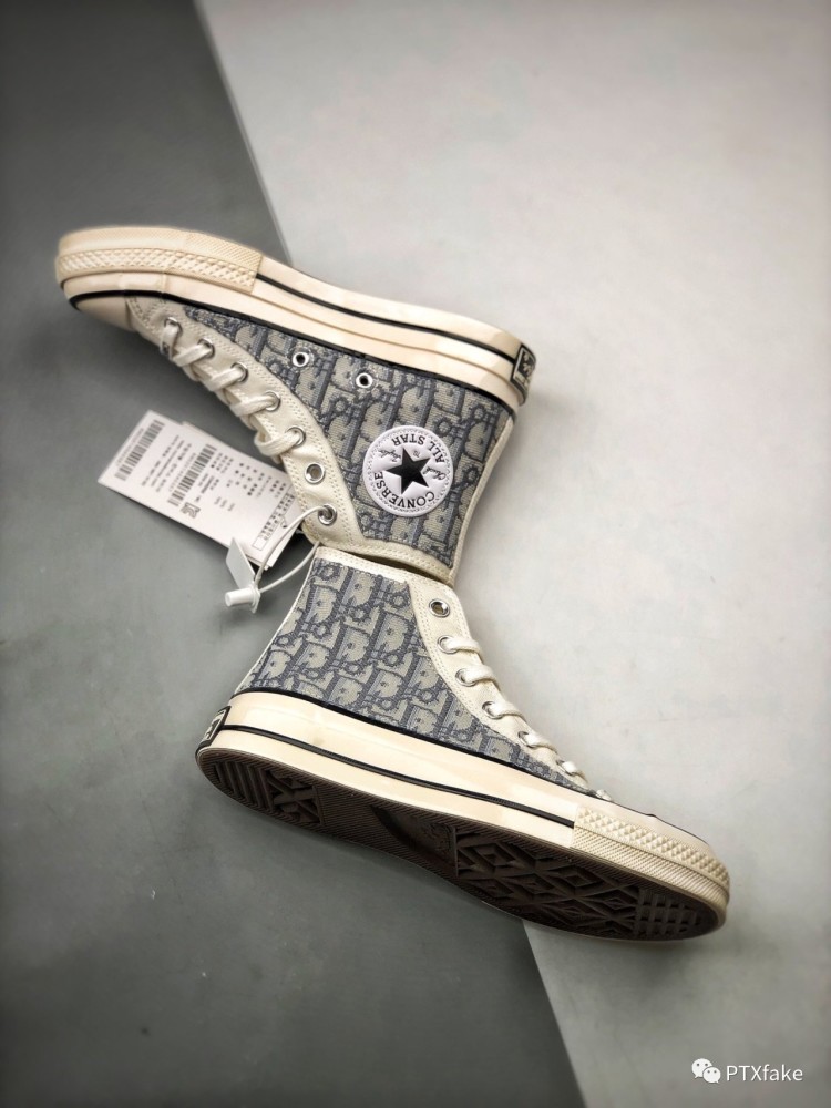 dior x converse70s联名帆布鞋开箱测评_腾讯新闻