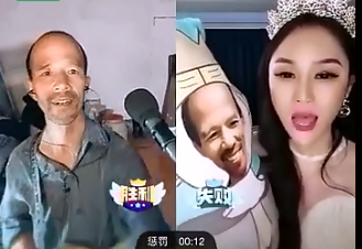 网红美女向本亮大叔求婚,自称绝不为钱,却遭男方严词