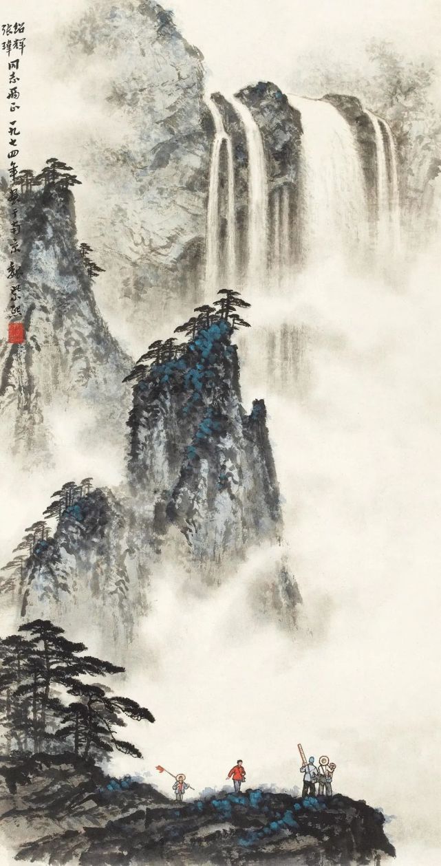 五大名家画瀑布,夏日清凉!