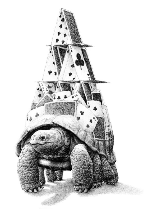 魔幻画风的素描,画家的奇思妙想令人惊叹