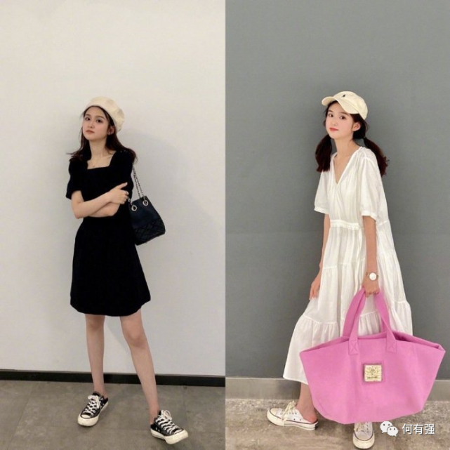 小个子怎么穿显高显瘦又时髦,18套清新减龄的夏季穿搭