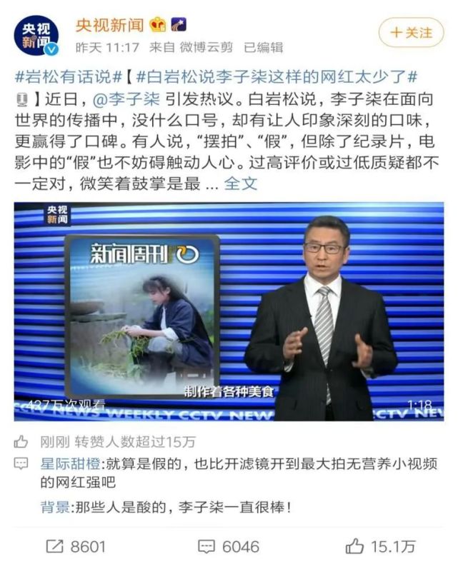 "李子柒"作假15亿人被骗,评论区留下万千脏话:中国网友怒了!