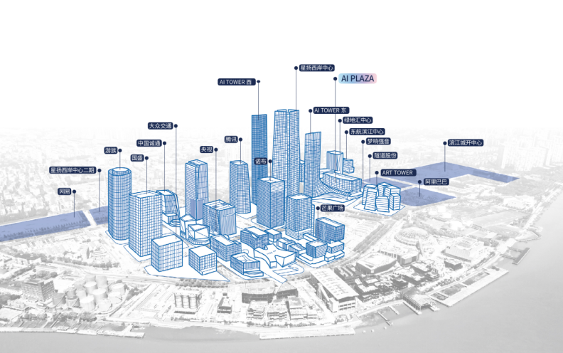 上海西岸首个智慧科技跨越艺术体验型商业ai plaza