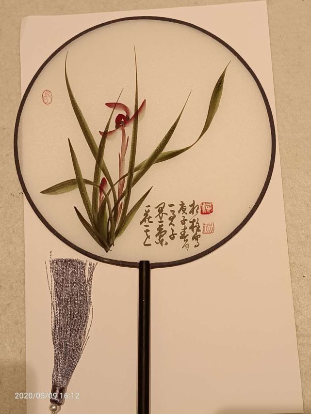 浩瀚墨海绘人生,著名画家杨根柱国画兰花作品欣赏