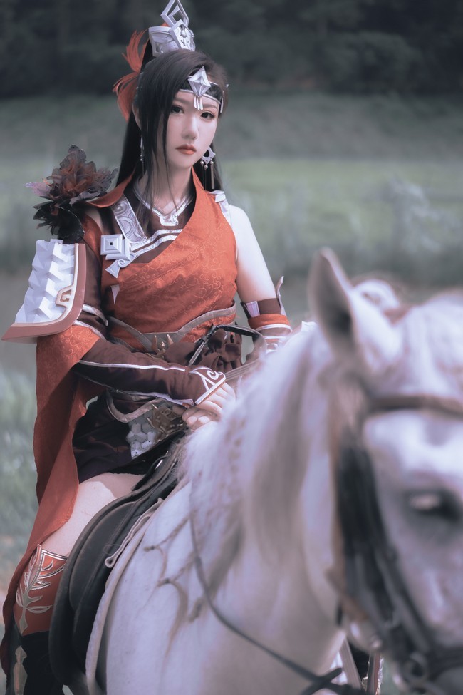 《剑侠情缘3》天策军娘cosplay,尽诛宵小天策义,长枪独守大唐魂