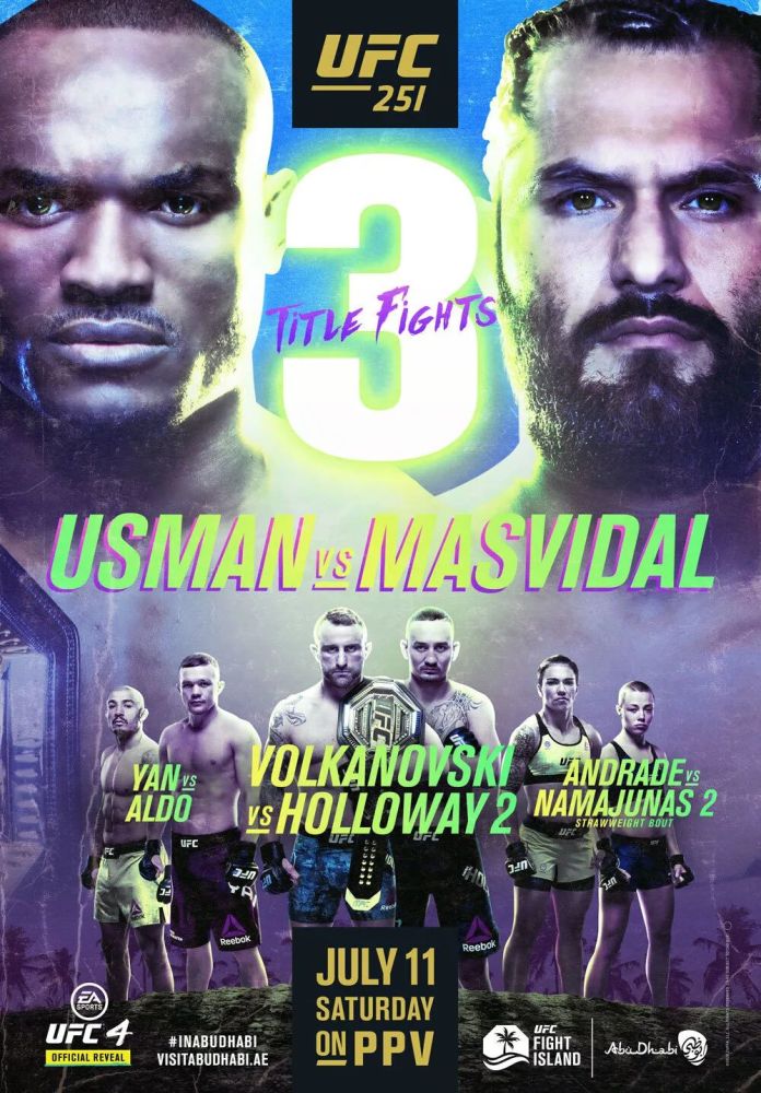 马斯维达火线上阵ufc251