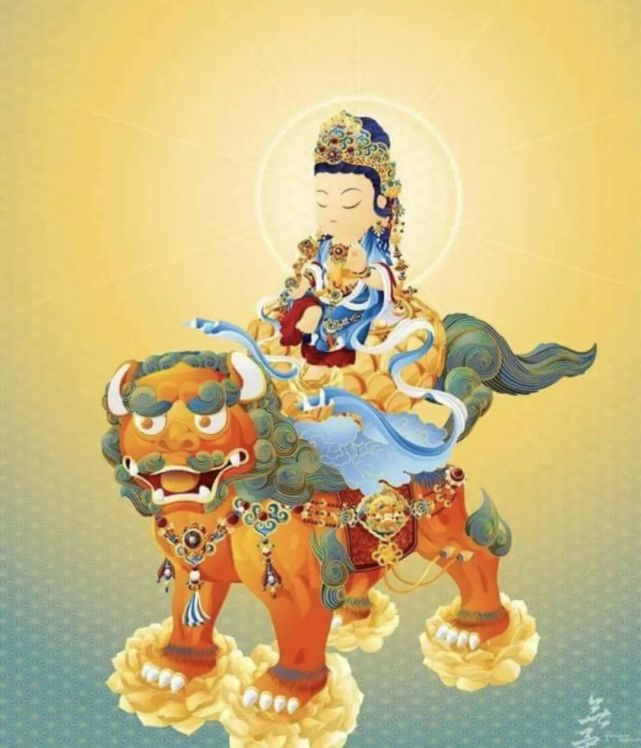 解密佛教四大菩萨坐骑|地藏菩萨|坐骑|文殊菩萨|普贤