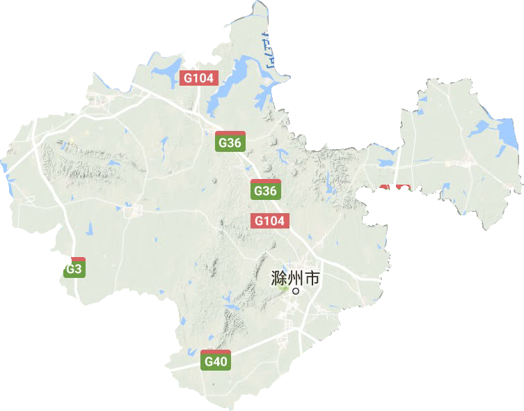 岗地区和平原区三大类型,地势西高东低,全市最高峰为南谯区境内的北