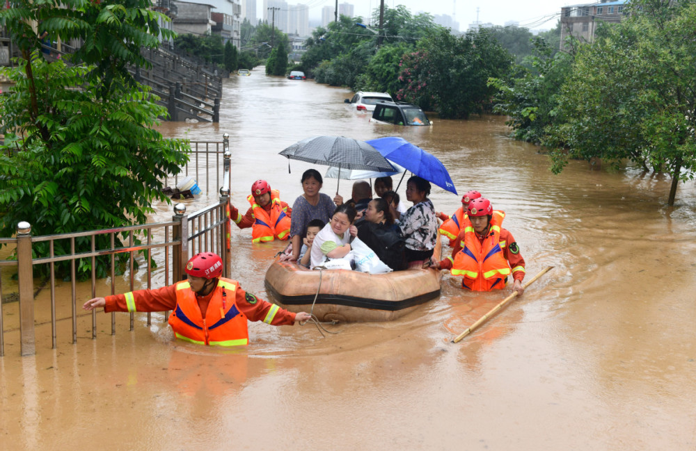 暴雨洪涝致江西九江308万人受灾